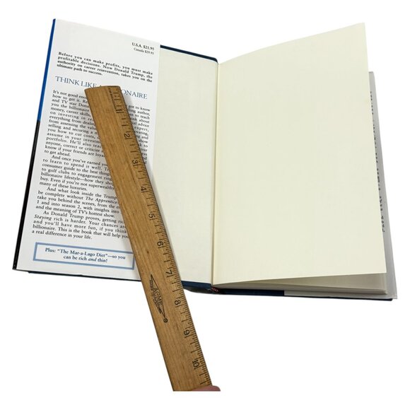 Trump Think Like A Billionaire Book HC DJ 2004 First Edition President USA - Picture 4 of 10